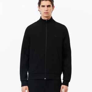 Lacoste Mens 6 (XL) Black Full-Zip Jacket